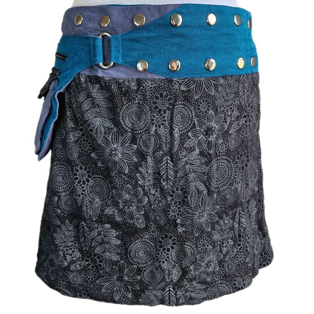 Karma‎ Circle Adjustable Wrap Dress Waist Pouch Women's OS Hippie Boho Ren Faire